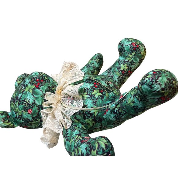 Homemade Stuffed Plush Teddy Bear Christmas Theme Pattern - Picture 7 of 11